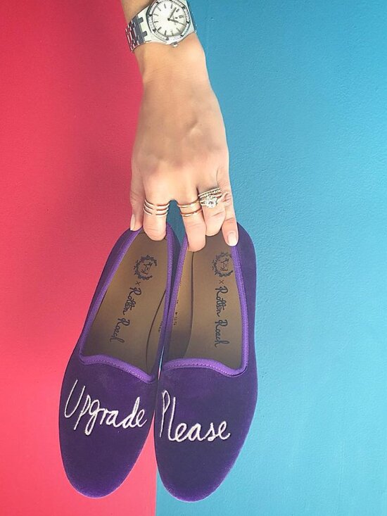 Del Toro Rotten Roach Purple Smoking Slippers 6/7